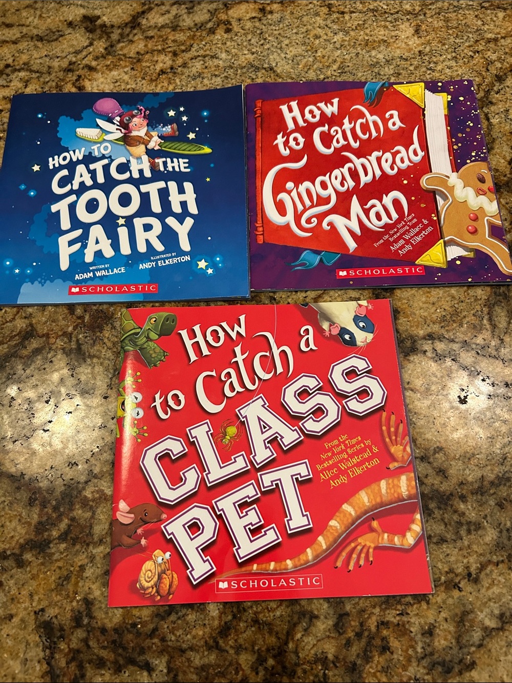 Scholastic How to Catch a Class Pet, Tooth Fairy, Gingerbread Man